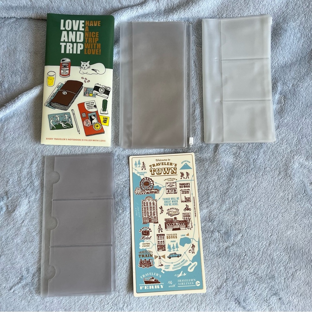 15 Items Stationery Destash - Travelers Notebook by Midori, regular size